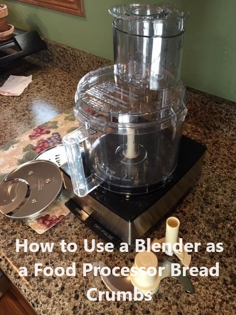 How to Use a Blender as a Food Processor Bread Crumbs